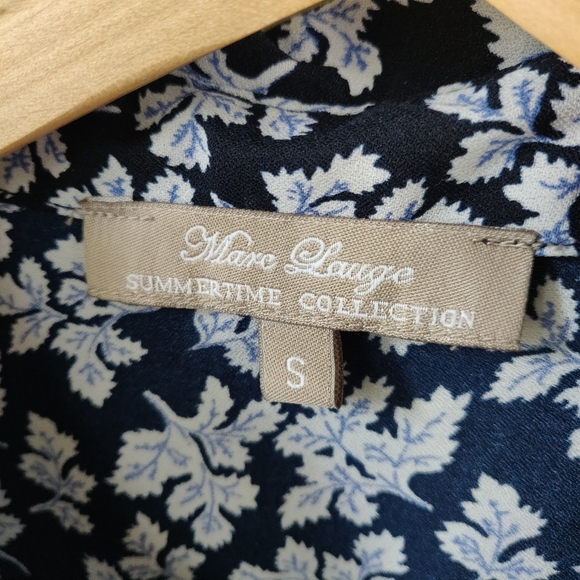 Marc Lauge Summertime Collection Floral Button-up Dress Shirt Small - Picture 4 of 10